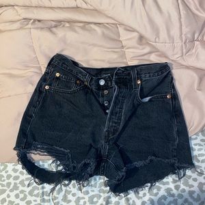 Black Levi Shorts